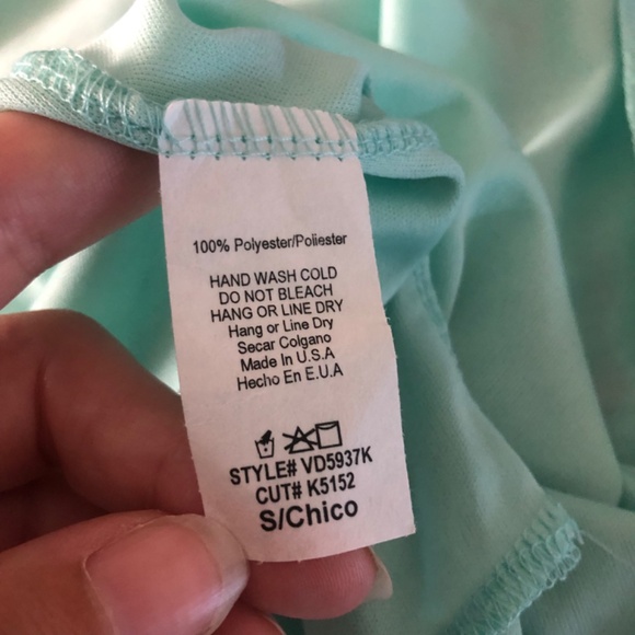PinkBlush Teal Green Floral Maternity Dress - Picture 6 of 6
